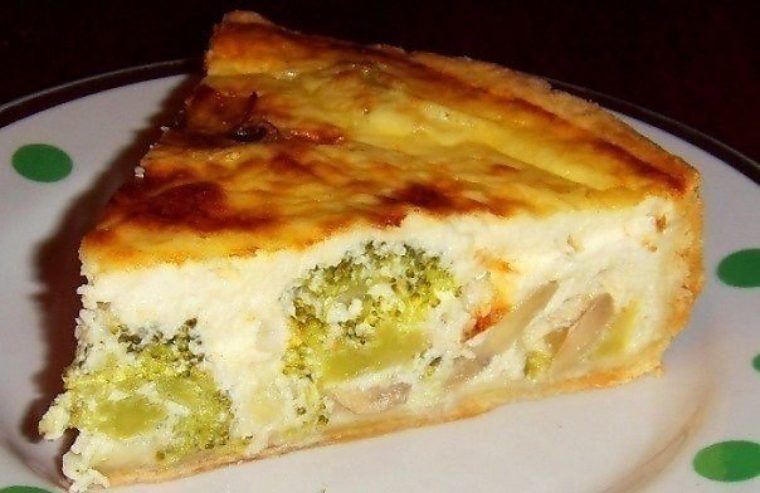 Лоранский пирог с курицей и брокколи рецепт с фото пошагово в