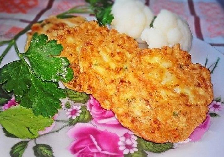 Как приготовить вкусные оладьи из цветной капусты