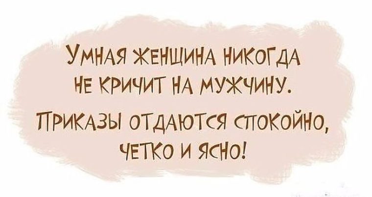 Четко и ясно быть. Приказы отдаются четко и спокойно юмор. Умная женщина никогда не кричит на мужа приказы отдаются. Умная женщина никогда. Не умная женщина.