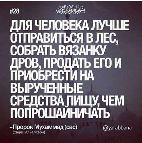 Хадисы пророка про жизнь