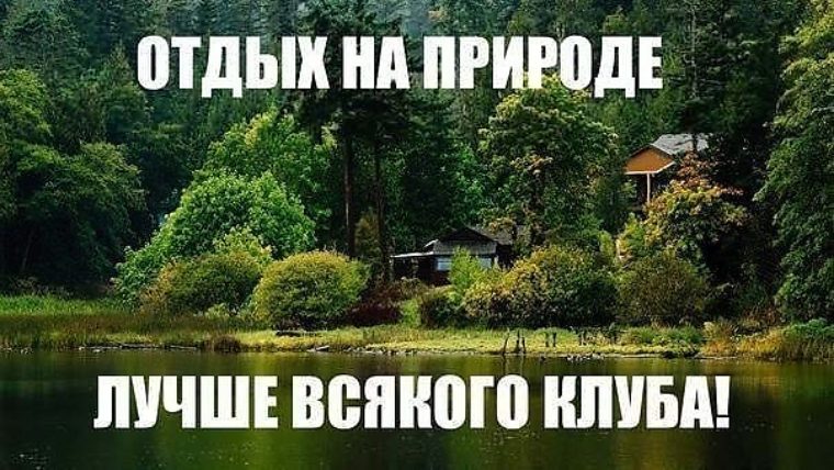 Хочется на природу картинка