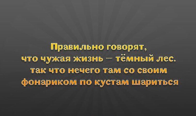 Чужая семья дзен. Правильно говорят чужая жизнь. Чужая семья темный лес. Говорят чужая жизнь тёмный лес. Чужая жизнь темный лес и нечего там.