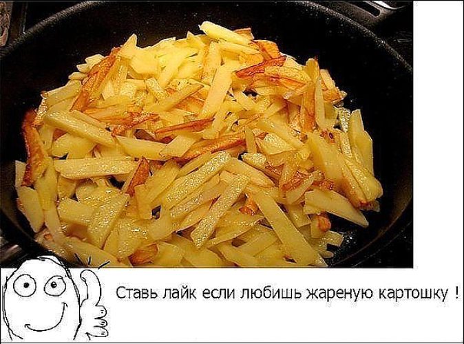 Я люблю жареную картошку комментарий