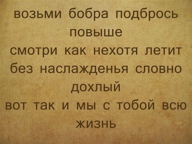 Нехотя. Возьми бобра подбрось повыше смотри как нехотя летит. Возьми бобра. Словно нехотя это.